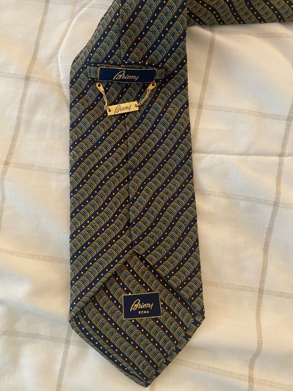 Brioni Roma - Mens Wide Silk Tie Italy Luxury